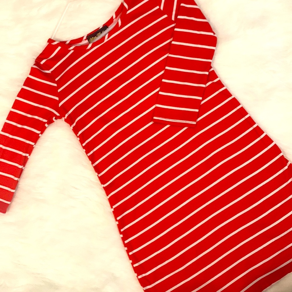 casual striped dress